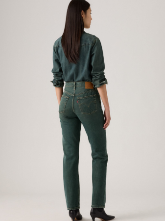 Levi's Blugi Navy 501 Straight Femei [3]