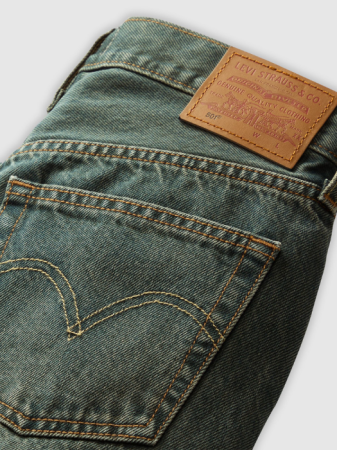 Levi's Blugi Navy 501 Straight Femei [5]