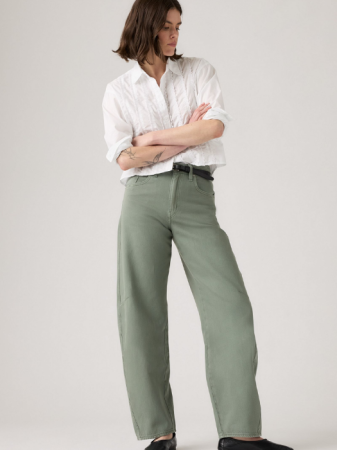 Levi's Blugi Verzi Baggy Dad Barrel Barrel Femei [1]