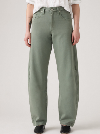 Levi's Blugi Verzi Baggy Dad Barrel Barrel Femei [4]