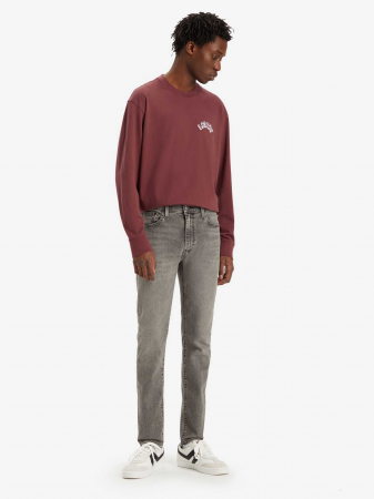 Tapered - Levi's Blugi Gri Inchis 512 Slim Taper Barbati