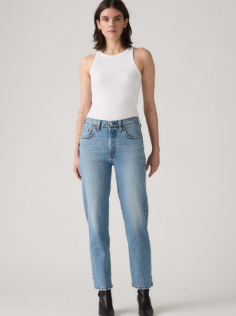 Levi's Blugi Albastri 501 Straight Femei [1]