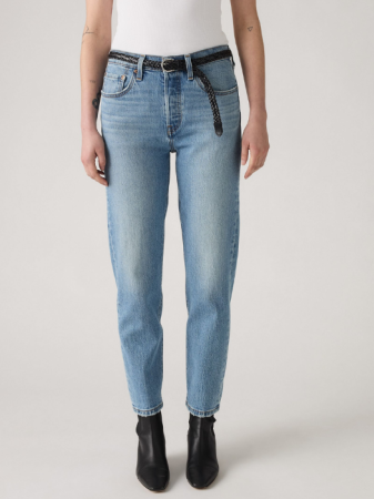 Levi's Blugi Albastri 501 Straight Femei [3]
