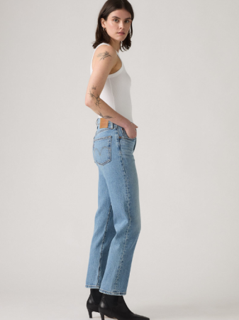 Levi's Blugi Albastri 501 Straight Femei [2]