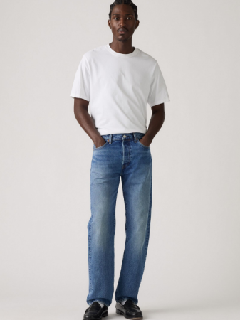 BARBATI - Levi's Blugi Navy 501 Regular Barbati
