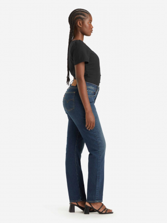 Levi's Blugi Navy 724 Straight Femei [3]