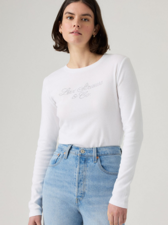 Levi's Bluza Alba Regular Femei [1]