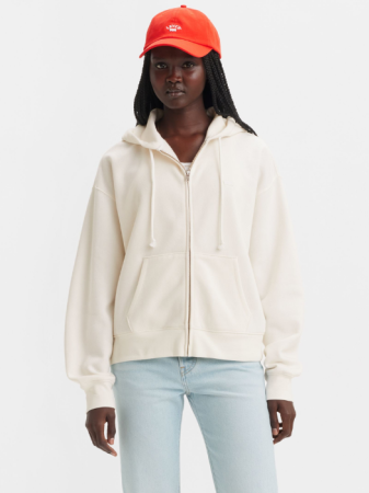 Hanorace - Levi's Bluza Alba Relaxed Femei