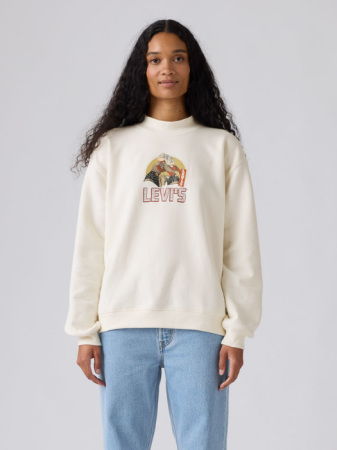 FEMEI - Levi's Bluza Alba Relaxed Femei