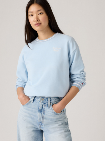 Levi's Bluza Albastra Deschisa Relaxed Femei [3]