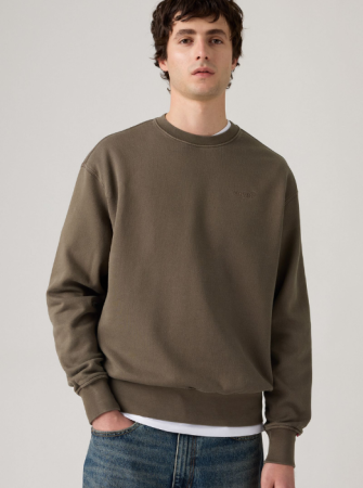 Levi's Мужской Свитшот Коричневый Relaxed [2]