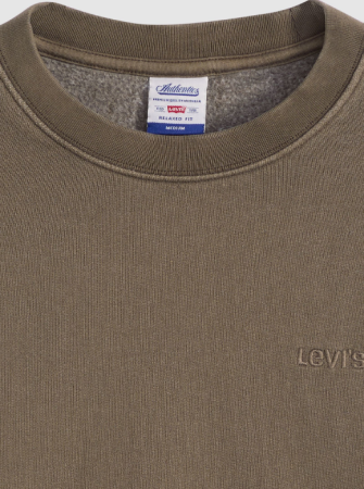 Levi's Мужской Свитшот Коричневый Relaxed [4]
