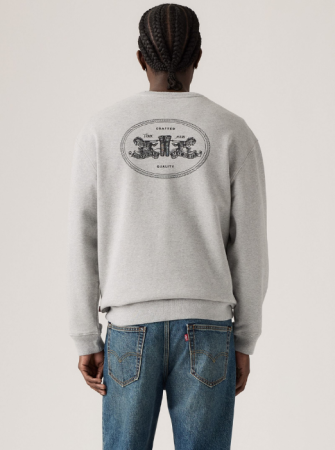 Levi's Мужской Свитшот Серый Regular [3]