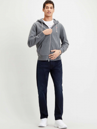 Толстовки - Levi's Мужской Свитшот Светло-Серый Regular