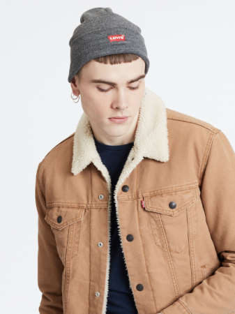 BARBATI - Levi's Caciula Regular Grey  Barbati
