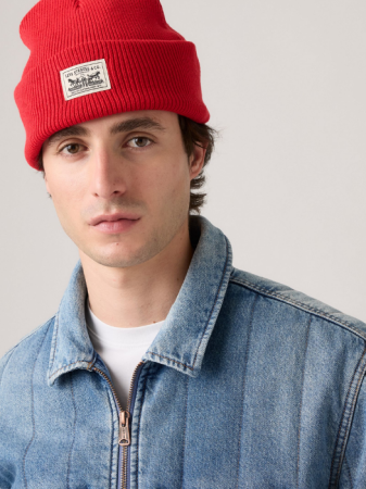 Шапки - Levi's Мужская Шапка Красная 