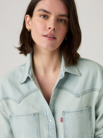 Levi's Camasa Albastra Deschisa Regular Femei [3]