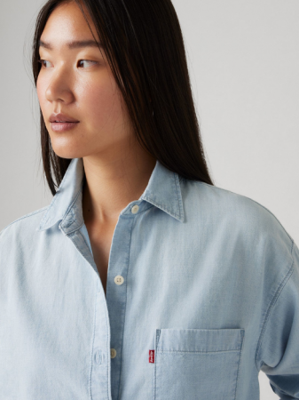 Levi's Camasa Albastra Deschisa Relaxed Femei [3]