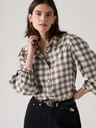 Levi's Camasa Alba/Cafenie Regular Femei [1]