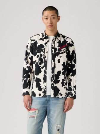 BARBATI - Levi's Camasa Alba/Neagra Regular Barbati