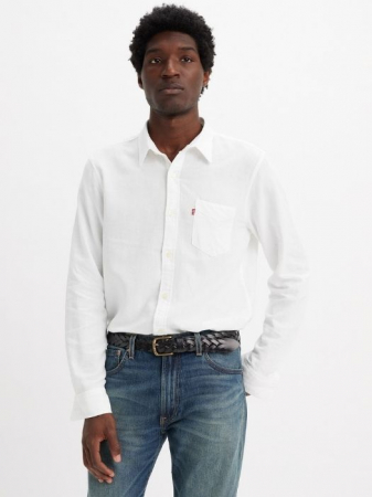 BARBATI - Levi's Camasa Alba Slim Barbati