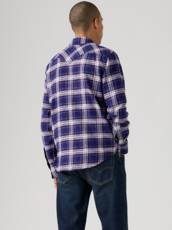 Levi's Рубашка Albastru/Alb Relaxed [3]