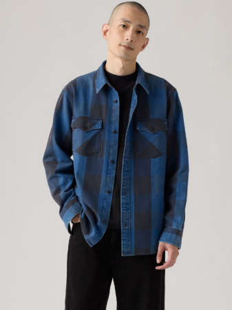 BARBATI - Levi's Camasa Navy Relaxed Barbati
