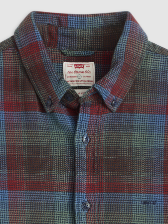 Levi's Рубашка Albastru/Verde Relaxed [4]