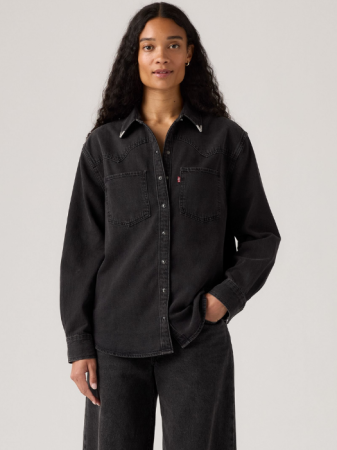 IMBRACAMINTE - Levi's Camasa Gri Inchis Regular Femei