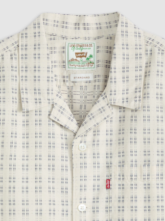 Levi's Camasa Cu Maneca Scurta Crem Relaxed Barbati [4]