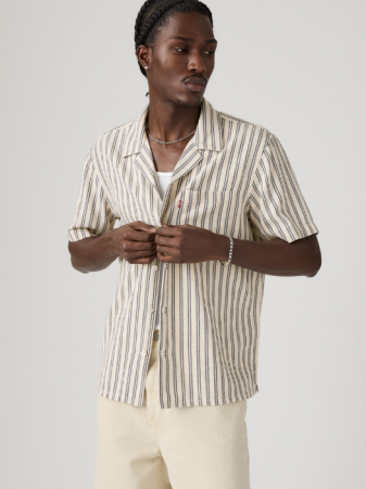 Levi's Camasa Cu Maneca Scurta Crem Relaxed Barbati [1]