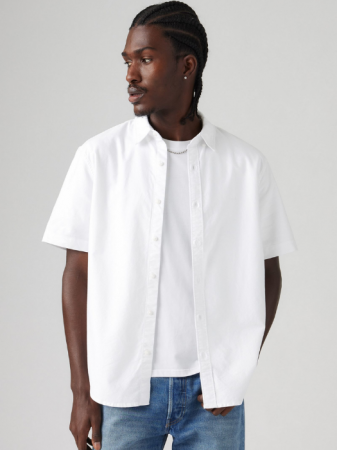 Levi's Camasa Cu Maneca Scurta Alba Relaxed Barbati [3]