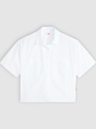 Levi's Camasa Cu Maneca Scurta Alba Relaxed Femei [5]