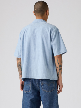 Levi's Рубашка С Коротким Рукавом Blue Relaxed [3]