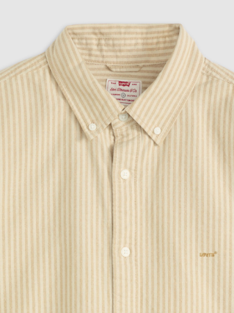 Levi's Camasa Cu Maneca Scurta Crem Relaxed Barbati [4]