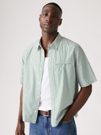 Levi's Camasa Cu Maneca Scurta Verde Relaxed Barbati [1]