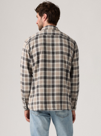 Levi's Мужская Рубашка Gri/Alb Regular [3]