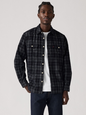 BARBATI - Levi's Camasa Gri/Alb Regular Barbati