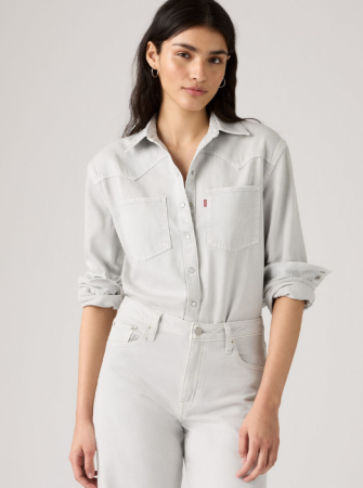 Levi's Camasa Gri Deschis Regular Femei [1]