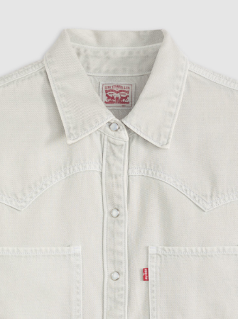 Levi's Camasa Gri Deschis Regular Femei [4]