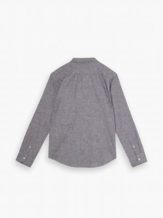Levi's Мужская Рубашка Тёмная Серая Slim [5]