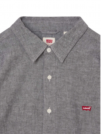 Levi's Мужская Рубашка Тёмная Серая Slim [3]