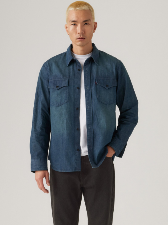 BARBATI - Levi's Camasa Navy Relaxed Barbati