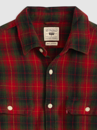 Levi's Мужская Рубашка Rosu/Verde Regular [4]