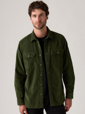 Levi's Мужская Рубашка Зелёная Regular [2]