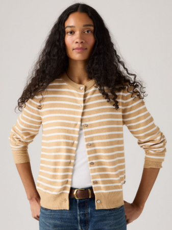 Levi's Кардиган Cafeniu/Alb Relaxed [2]