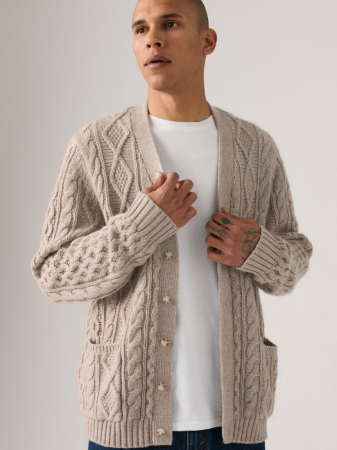 Levi's Cardigan Bej Relaxed Barbati [1]