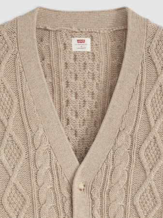 Levi's Cardigan Bej Relaxed Barbati [4]