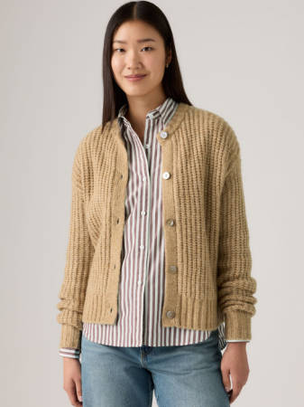 Levi's Женский Кардиган Коричневый Regular [2]
