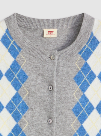 Levi's Cardigan Gri Deschis Relaxed Femei [4]
